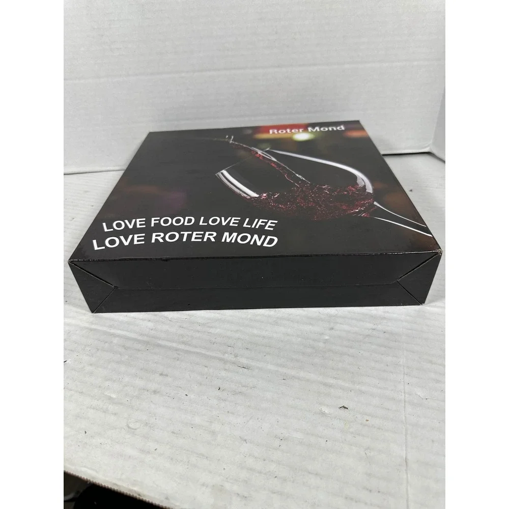Roter Mond Electric Wine‎ Opener Set Stainless Steel Rechargeable KP1106C NIB